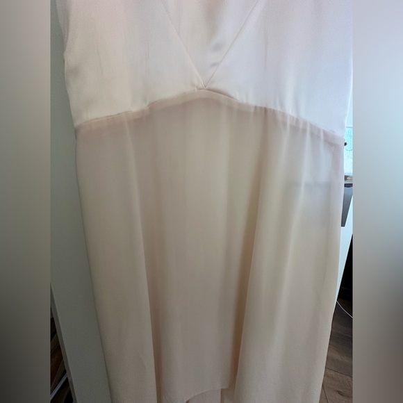 NWT Commense Apricot Chiffon Panel Dress (L) - Picture 8 of 13